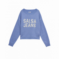 Jerséis y Sudaderas Jersey SALSA JEANS Logo Dark Blue