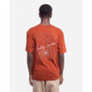 Camisetas Hombre Camiseta OLOW Shellweed Rust