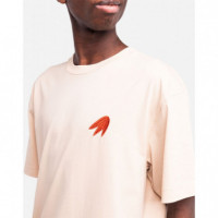 Camisetas Hombre Camiseta OLOW Oisel Crema