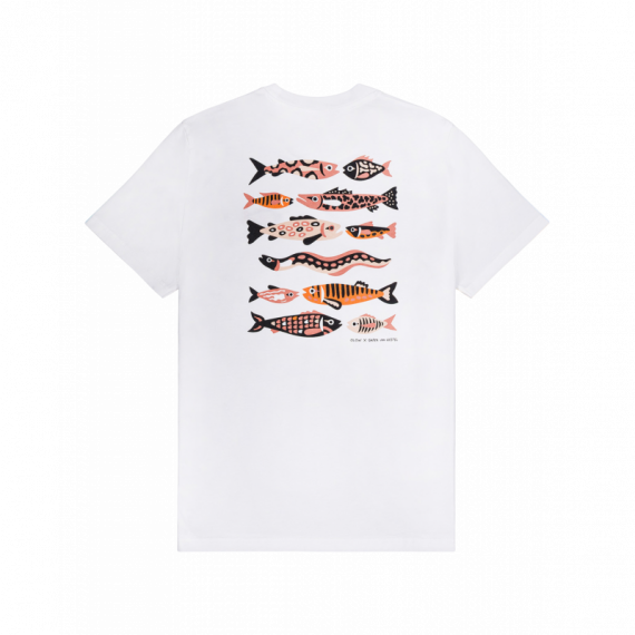 Camisetas Hombre Camiseta OLOW Together Crudo