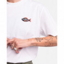 Camisetas Hombre Camiseta OLOW Together Crudo