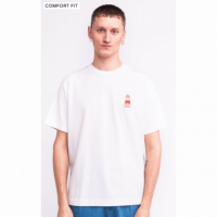 Camisetas Hombre Camiseta OLOW Lighthouse Crudo