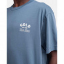 Camisetas Hombre Camiseta OLOW Gold Steel Blue