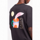 Camisetas Hombre Camiseta OLOW Café de Minuit Carbon Black