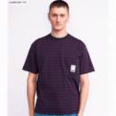 Camisetas Hombre Camiseta OLOW Clover Carbon Black & Plum