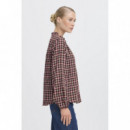 B-YOUNG Blusas y Camisas Blusa B.young Iflana Check Port Royale