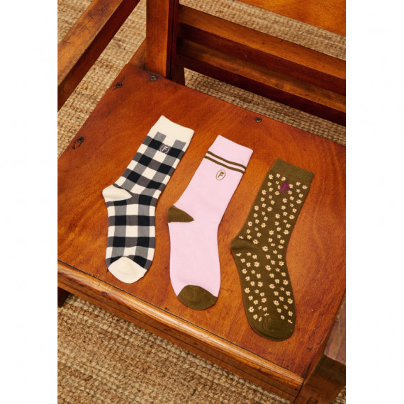 Pack de 3 Calcetines FRNCH Cornish Black