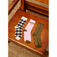 Pack de 3 Calcetines FRNCH Cornish Black