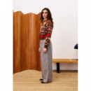 Pantalones Mujer Pantalón FRNCH Ninou Chocolate