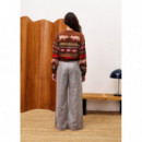 Pantalones Mujer Pantalón FRNCH Ninou Chocolate