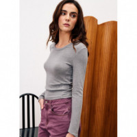 Camisetas Mujer Camiseta FRNCH Goyavier Gris