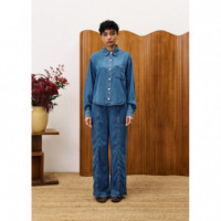 Pantalones Mujer Pantalón FRNCH Balsamine Bleu Jean