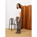 Pantalones Mujer Pantalón FRNCH Bobtail Leopard