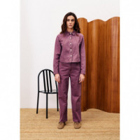 Pantalones Mujer Pantalón FRNCH Pepper Purple