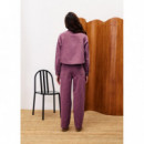 Pantalones Mujer Pantalón FRNCH Pepper Purple