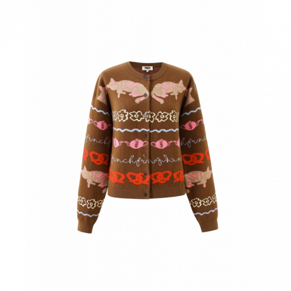 Jerséis y Sudaderas Cárdigan FRNCH Abyssin Ice Brown