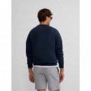 Jerséis y Sudaderas Sudadera SILBON Flock Azul Marino