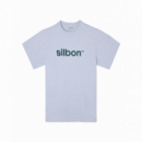 Camisetas Hombre Camiseta SILBON Flock Gris