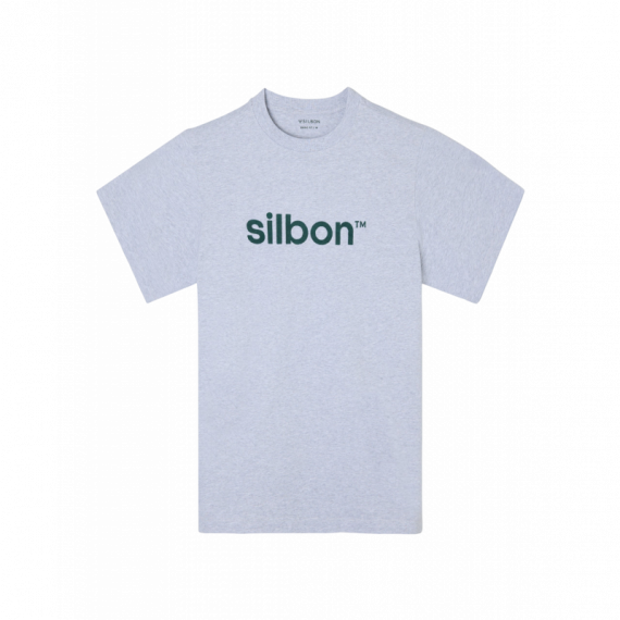 Camisetas Hombre Camiseta SILBON Flock Gris