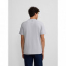 Camisetas Hombre Camiseta SILBON Flock Gris