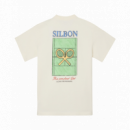 Camisetas Hombre Camiseta SILBON Perfect Set Crema