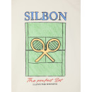 Camisetas Hombre Camiseta SILBON Perfect Set Crema