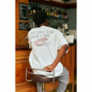 Camisetas Hombre Camiseta !SOLID Sullivan Off White