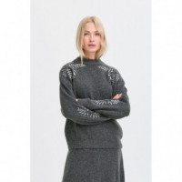 B-YOUNG Jerséis y Sudaderas Jersey B.young Magge Dark Grey Melange