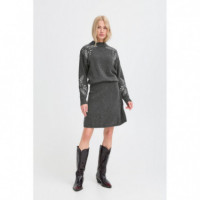 B-YOUNG Falda B.young Magge Dark Grey Melange