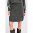 B-YOUNG Falda B.young Magge Dark Grey Melange