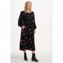 SUGARHILL BRIGHTON Vestidos Vestido Sugarhill Darcie Black Rainbow Folk Bird