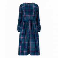SUGARHILL BRIGHTON Vestidos Vestido Sugarhill Yasmin Black/teal, Twilight Gingham