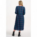 SUGARHILL BRIGHTON Vestidos Vestido Sugarhill Yasmin Black/teal, Twilight Gingham