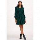 SUGARHILL BRIGHTON Vestidos Vestido Sugarhill Dee Dee Black/green, Doodle Checkerboard