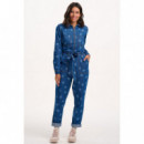 SUGARHILL BRIGHTON Mono Sugarhill Anwen Mid Blue Denim, Bleached Stars