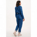 SUGARHILL BRIGHTON Mono Sugarhill Anwen Mid Blue Denim, Bleached Stars