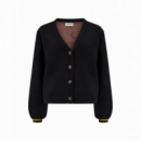 SUGARHILL BRIGHTON Jerséis y Sudaderas Cárdigan Sugarhill Adrian Black, Snake Floral