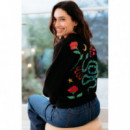 SUGARHILL BRIGHTON Jerséis y Sudaderas Cárdigan Sugarhill Adrian Black, Snake Floral