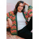 SUGARHILL BRIGHTON Jerséis y Sudaderas Cárdigan Sugarhill Bella Multi, Autumn Chevron