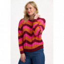 SUGARHILL BRIGHTON Jerséis y Sudaderas Jersey Sugarhill Evaline Multi, Berry Waves
