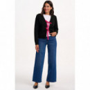 SUGARHILL BRIGHTON Jerséis y Sudaderas Cárdigan Sugarhill Philly Bow Black/pink