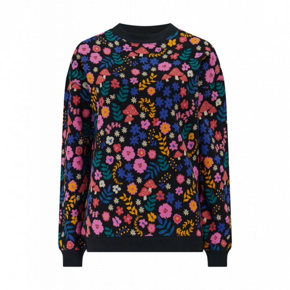 SUGARHILL BRIGHTON Jerséis y Sudaderas Sudadera Sugarhill Noah Black/multi, Toadstool Floral