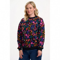 SUGARHILL BRIGHTON Jerséis y Sudaderas Sudadera Sugarhill Noah Black/multi, Toadstool Floral