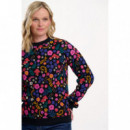 SUGARHILL BRIGHTON Jerséis y Sudaderas Sudadera Sugarhill Noah Black/multi, Toadstool Floral