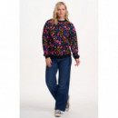 SUGARHILL BRIGHTON Jerséis y Sudaderas Sudadera Sugarhill Noah Black/multi, Toadstool Floral