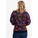SUGARHILL BRIGHTON Jerséis y Sudaderas Sudadera Sugarhill Noah Black/multi, Toadstool Floral