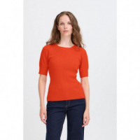 Jerséis y Sudaderas Jersey ICHI Danas Fiery Red