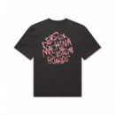 Camisetas Hombre Camiseta DEUS EX MACHINA Scrambler Anthracite