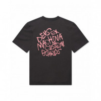 Camisetas Hombre Camiseta DEUS EX MACHINA Scrambler Anthracite