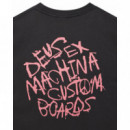 Camisetas Hombre Camiseta DEUS EX MACHINA Scrambler Anthracite
